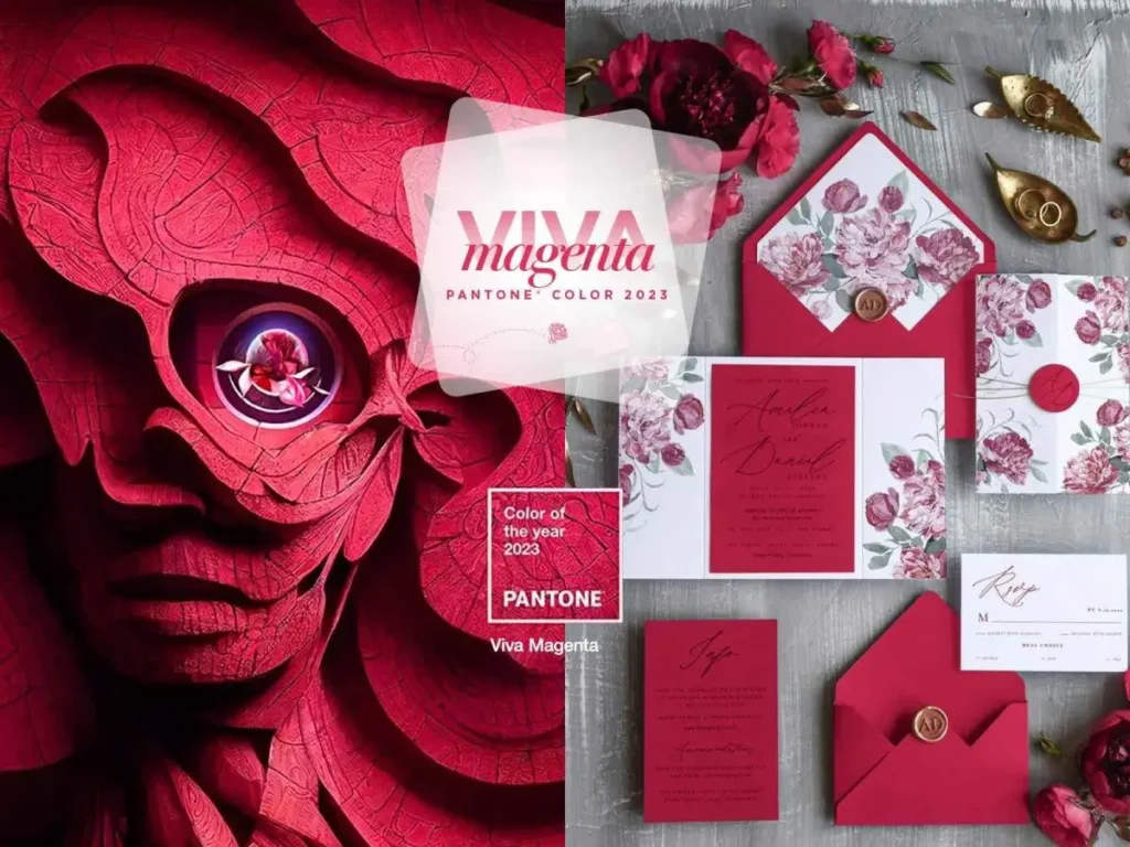 Viva magenta - Como fazer da cor Pantone 2023 a estrela do seu casamento